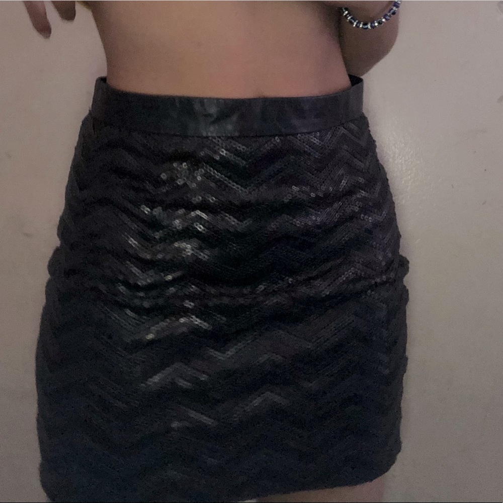 Sequin skirt